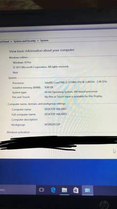 Hp laptop core i3 3 generation