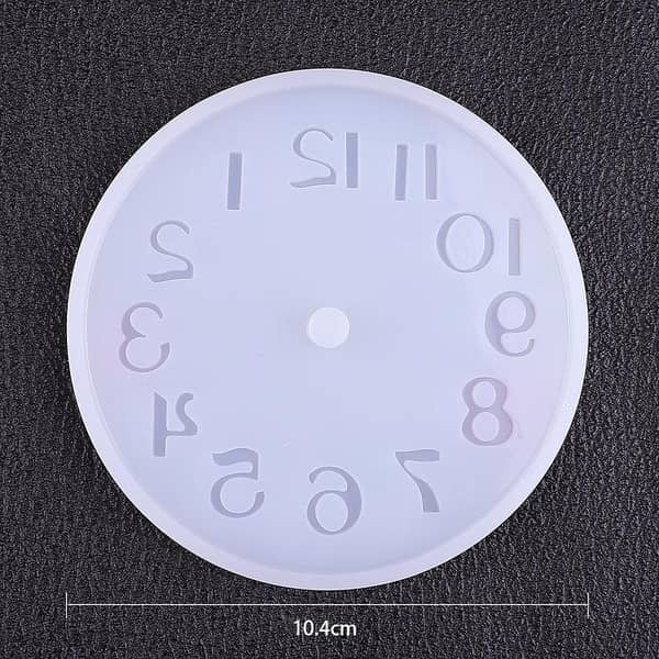 Silicone Mold Clock for Jewelry Making - 10/15cm Resin Mould by Handmade Tool