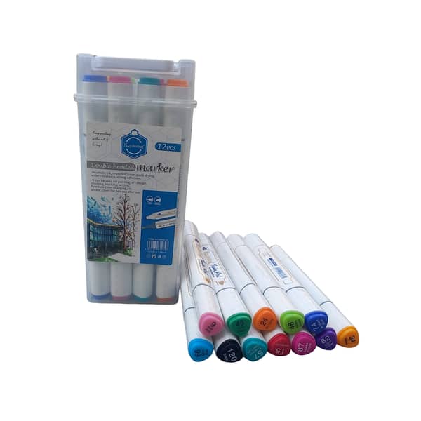 Keep Smiling Double Headed Alcohol Ink Sketch Markers for Drawing and Touch Sketch