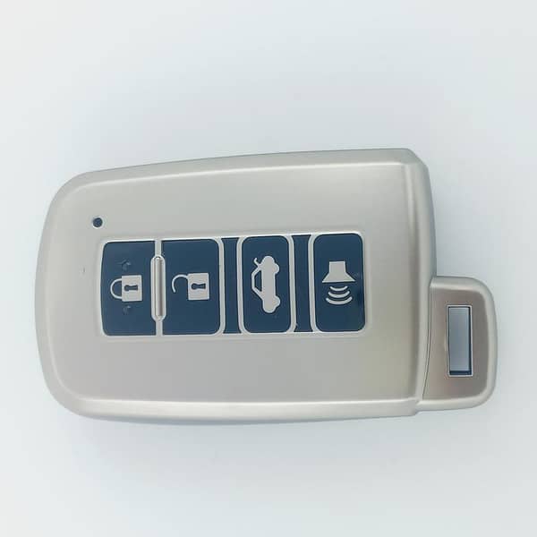 Toyota Grande TPU Key Cover in GUN Metallic Finish
