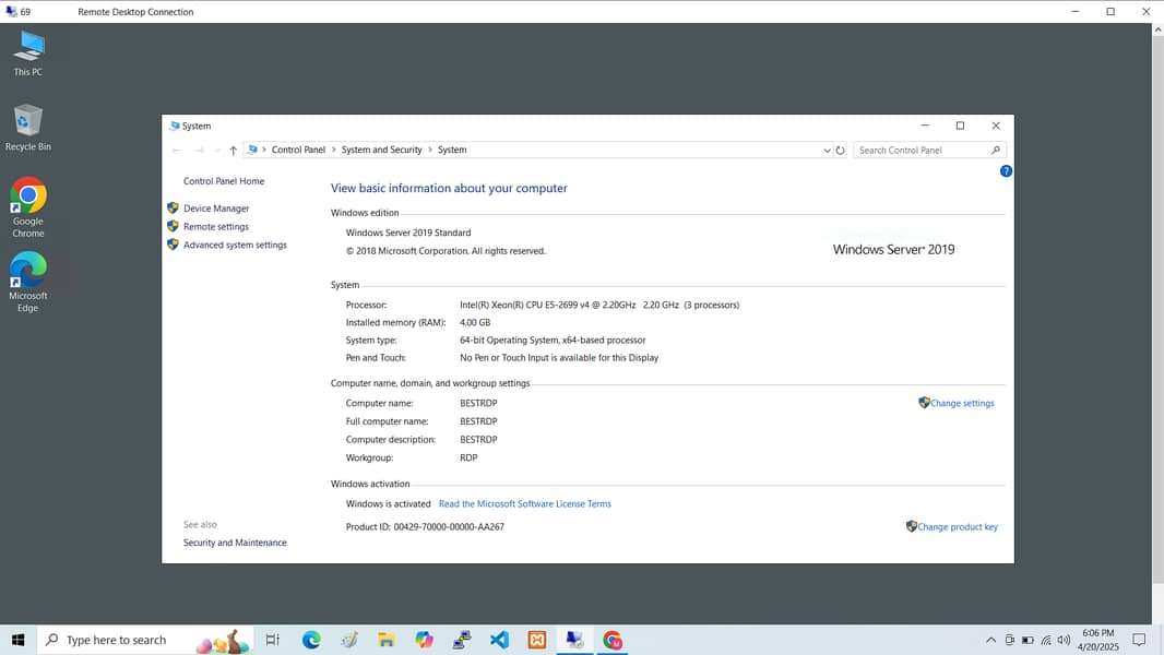 Windows VPS RDP – Fast & Secure 1
