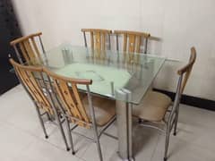 dining chairs and table set