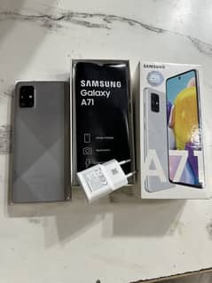 Samsung galaxy A71 with box 8GB RAM 128GB