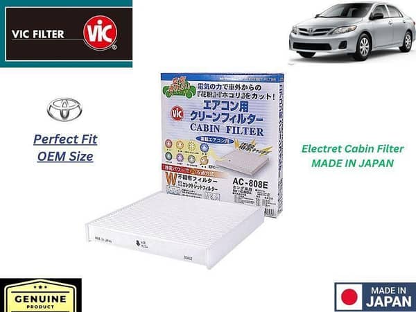 VIC Cabin Filter for Toyota Corolla Altis 2008-2014 - Made in Japan