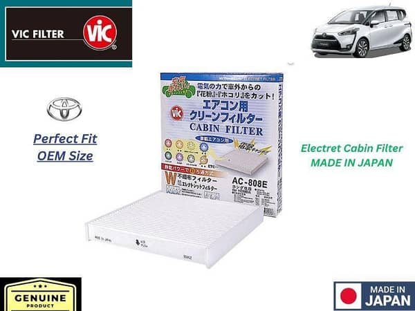 VIC Cabin Filter for Toyota Sienta (2015-2024) - Made in Japan