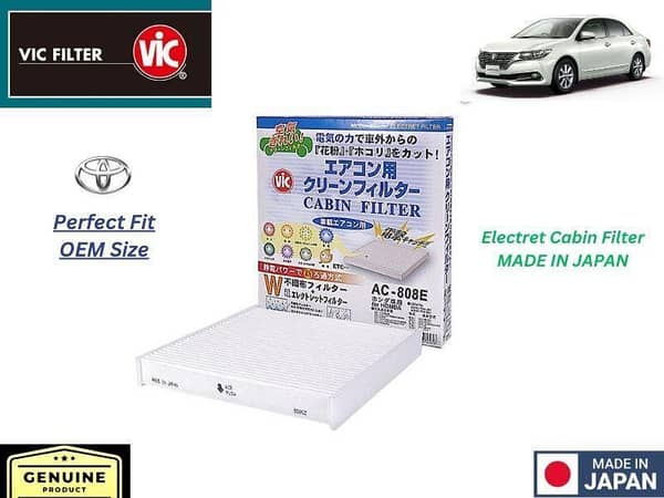 VIC Cabin Filter for Toyota Premio (2007-2021) - Made in Japan