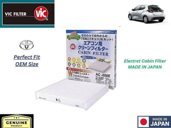 VIC Cabin Filter for 2019-2024 Toyota Yaris Hatchback - Made in Japan