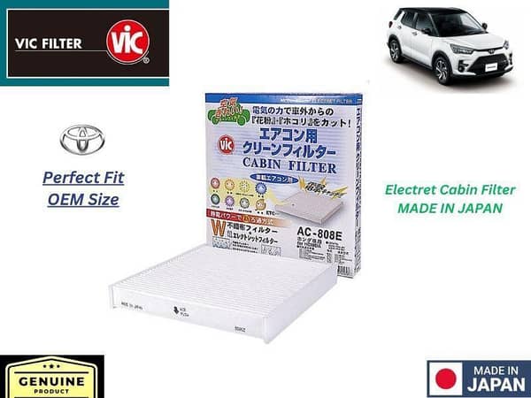 VIC Cabin Filter for 2019-2024 Toyota Raize - Made in Japan