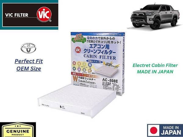 VIC Cabin Filter for Toyota Hilux Rocco 2021-2024 - Made in Japan