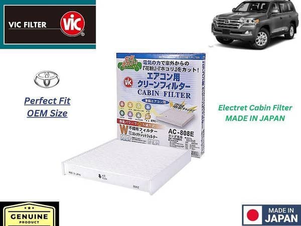 VIC Cabin Filter for Toyota Land Cruiser (2015-2022) - Made in Japan