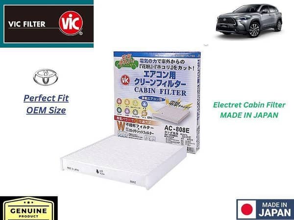 Genuine VIC Cabin Filter for Toyota Corolla Cross (2021-2024) - Made in Japan