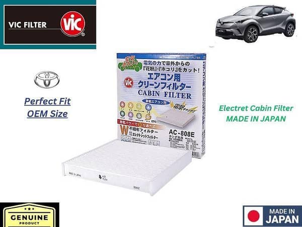 VIC Cabin Filter for Toyota CHR 2016-2024 - Made in Japan