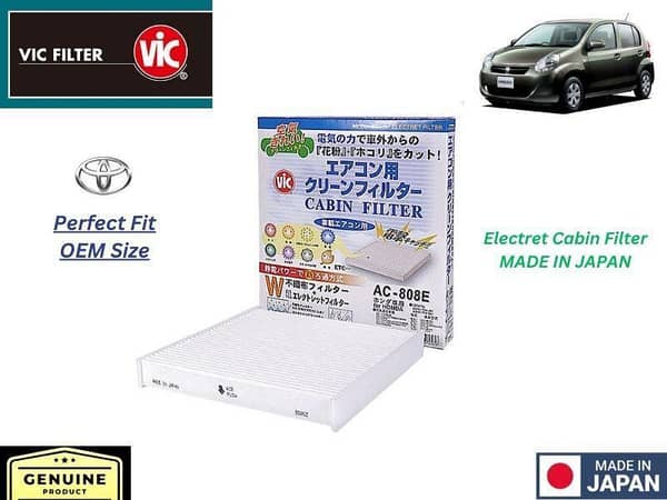 VIC Cabin Filter for Toyota Passo (2010-2016) - Made in Japan