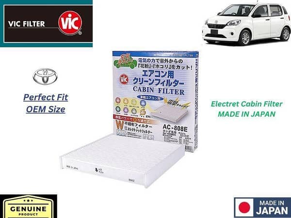 VIC Cabin Filter for 2016-2024 Toyota Passo - Made in Japan