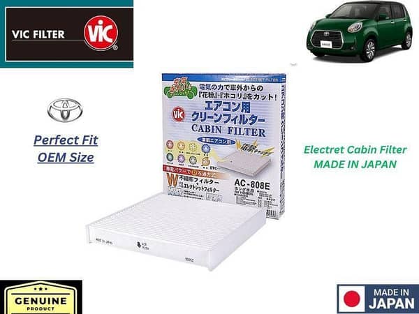 VIC Cabin Filter for Toyota Passo Moda (2016-2024) - Made in Japan
