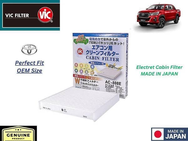 VIC Cabin Filter for Toyota Hilux Revo (2016-2021) - Made in Japan