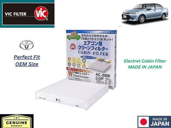 VIC Cabin Filter for Toyota Axio (2012-2019) - Made in Japan