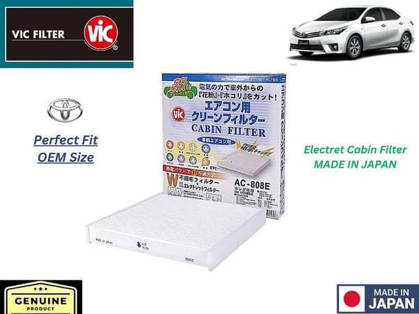 Toyota Corolla Grande 2014-2018 Cabin Filter by VIC - Made in Japan