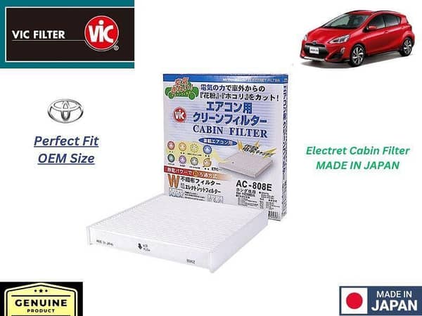 VIC Cabin Filter for Toyota Aqua (2014-2017) - Made in Japan