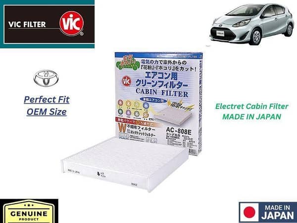 VIC Cabin Filter for 2017-2021 Toyota Aqua - Made in Japan