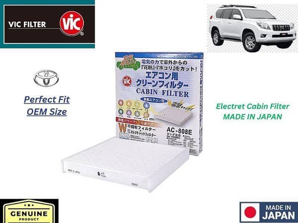 VIC Cabin Filter for Toyota Prado (2002-2010) - Japan Made