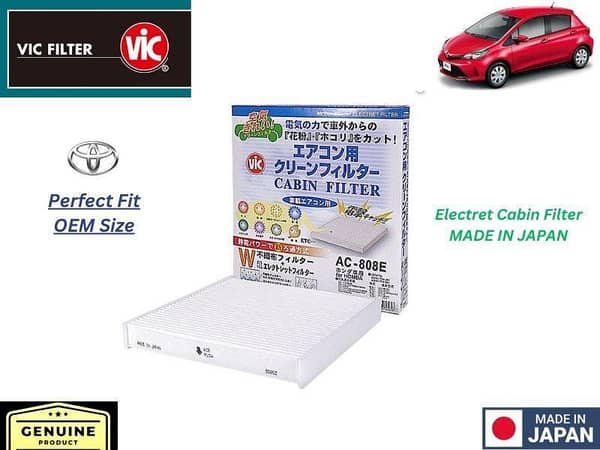 VIC Cabin Filter for Toyota Vitz 2014-2017 - Made in Japan