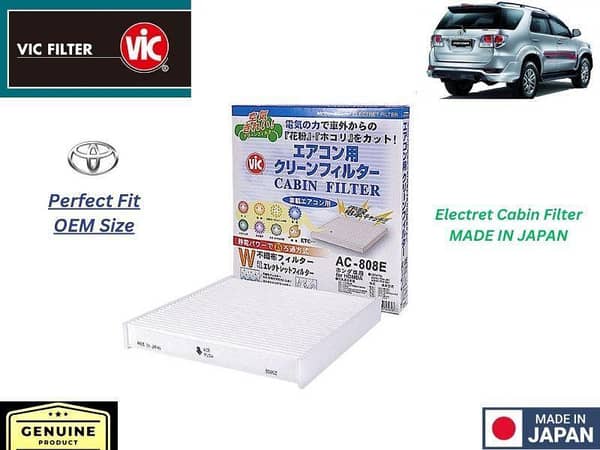 VIC Cabin Filter for 2013-2016 Toyota Fortuner - Japan Made