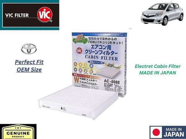 VIC Cabin Filter for Toyota Vitz (2011-2014) - Made in Japan