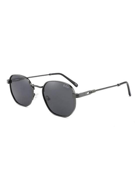 LC1008C02 - GUN Frame Sunglasses with Grey Lenses