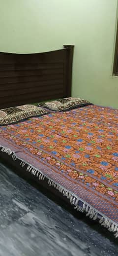 01 Doble Bed Wooden made in used condition.