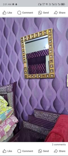 bed mattress side table and miror