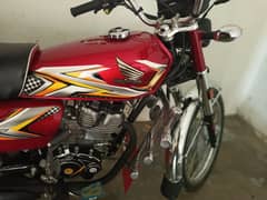 Honda cg125 color Red