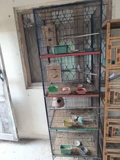 4 Portion Iron Cage Available for sale.