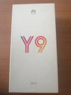 Huawei y9 2019 with box ( read add carefully)