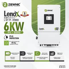 Ziewnic Lenox IP65 Solar Hybrid Inverter 3.0 Version 6KW