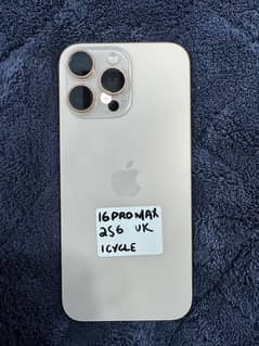 16 Pro Max 256Gb Physical+Esim Uk 1 Cycle Only