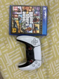 Ps5 original dualsense controller and GTA V ps4 game