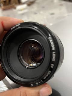 Canon 50mm 1.8 v2 with filter