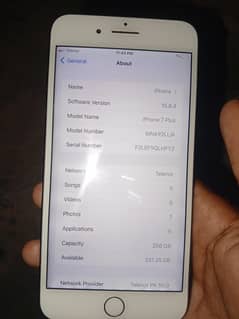 I phone 7 plus pta approved 256gb