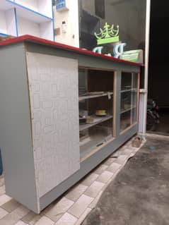 6ft long 1ft width 3ft height counter table two pieces