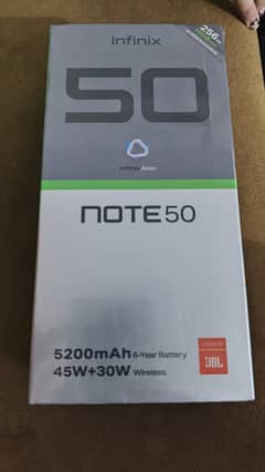 infinix Note 50 with Wireless charger Box Pack
