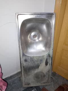 Heavy Duty Stainless Steel Kitchen Sink with Drainboard for sale