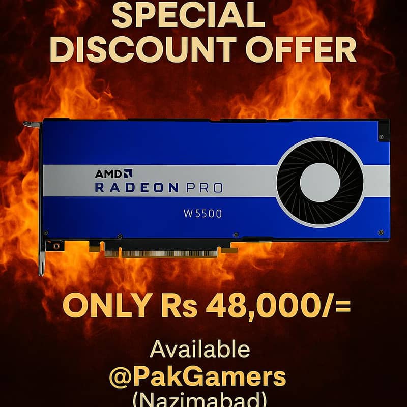 AMD RADEON PRO W5500 (8-GB DDR6 128-BIT) 0
