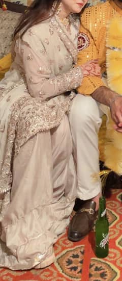 Haiderabad embroidery designer Nikah dreSs. . .