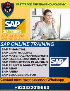SAP training SAP s4 Hana training and sap server access