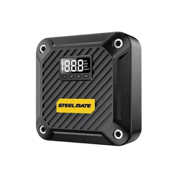 STEELMATE Portable Air Compressor T5 – 12V DC | Digital Pressure Gauge & Auto Shut-Off