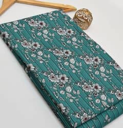 2 Pcs Women's Unstitched Printed Suit