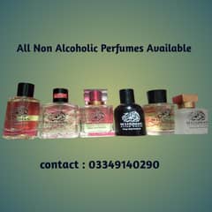 All non alcoholic branded perfumes available