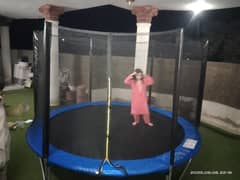 Trampoline 10Ft ,with safety Net jumping jhoula