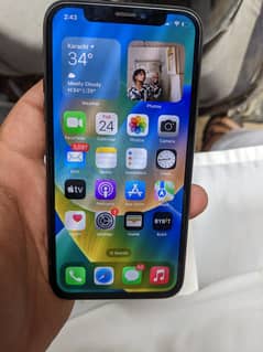 IPHONE X 64gb pta approved  with box